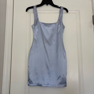 Fashion Nova Lilac Mini Silk Dress